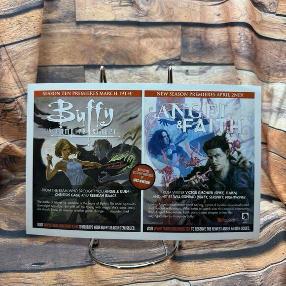 Buffy The Vampire Slayer & Angel Faith / Marvel Silver Surfer Comic Ad Flyer - Picture 1 of 2